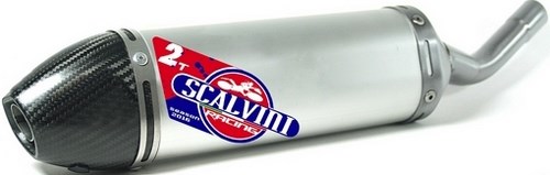 Scalvini / スカルビーニ Mix サイレンサー ツーストロークエンジン アルミニウム カーボンキャップ | 002.016112