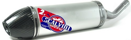 Scalvini / スカルビーニ Mix サイレンサー ツーストロークエンジン アルミニウム カーボンキャップ | 002.016212