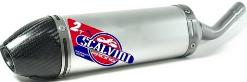 Scalvini / スカルビーニ Mix サイレンサー ツーストロークエンジン アルミニウム カーボンキャップ | 002.017012