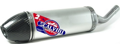 Scalvini / スカルビーニ Mix サイレンサー ツーストロークエンジン アルミニウム カーボンキャップ | 002.024132