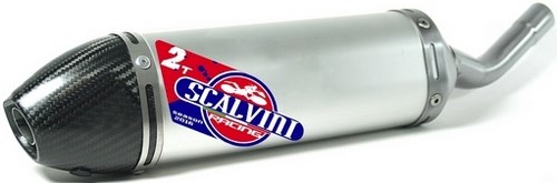 Scalvini / スカルビーニ Mix サイレンサー ツーストロークエンジン アルミニウム カーボンキャップ | 002.026122