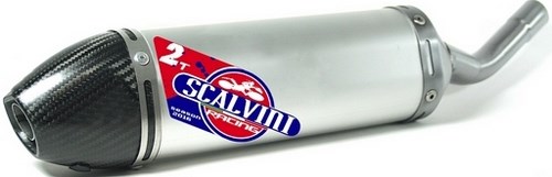 Scalvini / スカルビーニ Mix サイレンサー ツーストロークエンジン アルミニウム カーボンキャップ | 002.026132