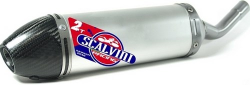 Scalvini / スカルビーニ Mix サイレンサー ツーストロークエンジン アルミニウム カーボンキャップ | 002.029012