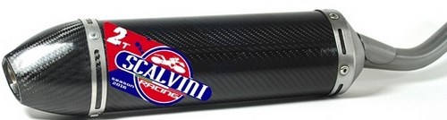Scalvini / スカルビーニ Mix サイレンサー ツーストロークエンジン in カーボン カーボンキャップ | 002.029014