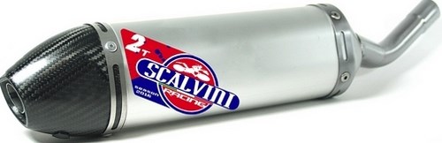 Scalvini / スカルビーニ Mix サイレンサー ツーストロークエンジン アルミニウム カーボンキャップ | 002.046112