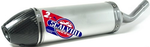 Scalvini / スカルビーニ Mix サイレンサー ツーストロークエンジン アルミニウム カーボンキャップ | 002.056112