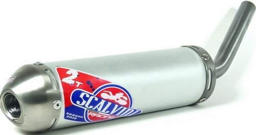 Scalvini / スカルビーニ スタンダード サイレンサー ツーストロークエンジン アルミニウム, INOXキャップ | 002.064111