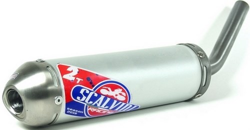 Scalvini / スカルビーニ スタンダード サイレンサー ツーストロークエンジン アルミニウム, INOXキャップ | 002.064121