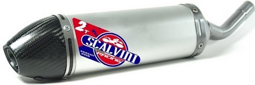 Scalvini / スカルビーニ Mix サイレンサー ツーストロークエンジン アルミニウム カーボンキャップ | 002.064312