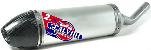 Scalvini / スカルビーニ Mix サイレンサー ツーストロークエンジン アルミニウム カーボンキャップ | 002.076212