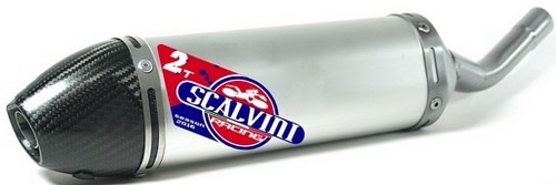 Scalvini / スカルビーニ Mix サイレンサー ツーストロークエンジン アルミニウム カーボンキャップ | 002.114312
