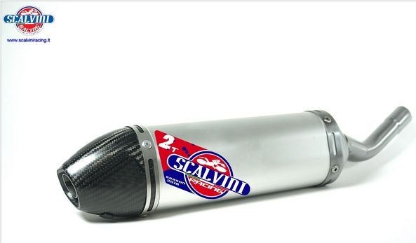 Scalvini / スカルビーニ Mix サイレンサー ツーストロークエンジン アルミニウム カーボンキャップ | 002.144212