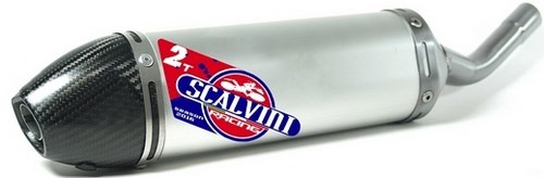 Scalvini / スカルビーニ Mix サイレンサー ツーストロークエンジン アルミニウム カーボンキャップ | 002.154222