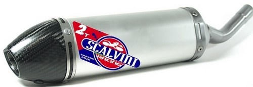 Scalvini / スカルビーニ Mix サイレンサー ツーストロークエンジン アルミニウム カーボンキャップ | 002.156112