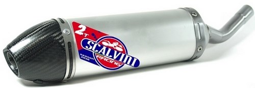 Scalvini / スカルビーニ Mix サイレンサー ツーストロークエンジン アルミニウム カーボンキャップ | 002.156132