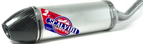 Scalvini / スカルビーニ Mix サイレンサー ツーストロークエンジン アルミニウム カーボンキャップ | 002.156232