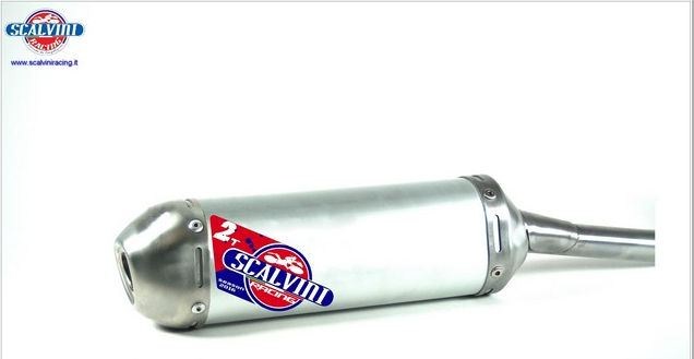 Scalvini / スカルビーニ スタンダード サイレンサー ツーストロークエンジン (アルミニウム INOXキャップ) | 002.156331