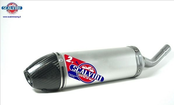 Scalvini / スカルビーニ Mix サイレンサー ツーストロークエンジン アルミニウム カーボンキャップ | 002.156332