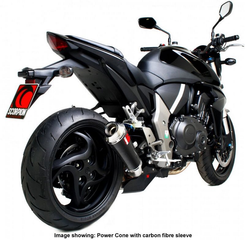 Scorpion Mufflers Power Cone Slip-on Polished Stainless Steel Sleeve | EHA101SEO - Webike Thailand
