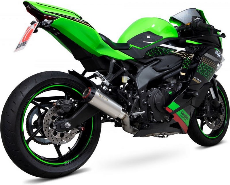 Scorpion Mufflers Red Power Full System  Titanium Sleeve NON EU HOMOLOGATED | PKA140SYSTEO - Webike Thailand