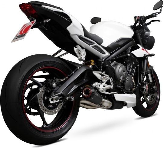 Scorpion Mufflers Red Power Slip-on Black Ceramic Coated Sleeve | PTR87BCER - Webike Thailand