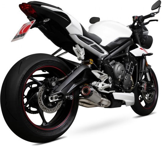 Scorpion Mufflers Red Power Slip-on Titanium Sleeve | PTR87TEO - Webike Thailand
