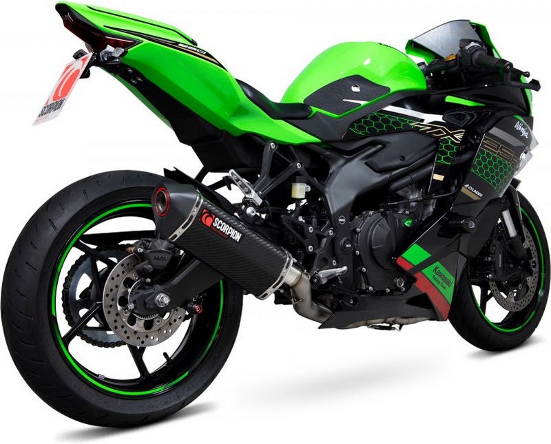 Scorpion Mufflers Serket Parallel Full System  Carbon Fibre Sleeve NON EU HOMOLOGATED | RKA140SYSCEO - Webike Thailand