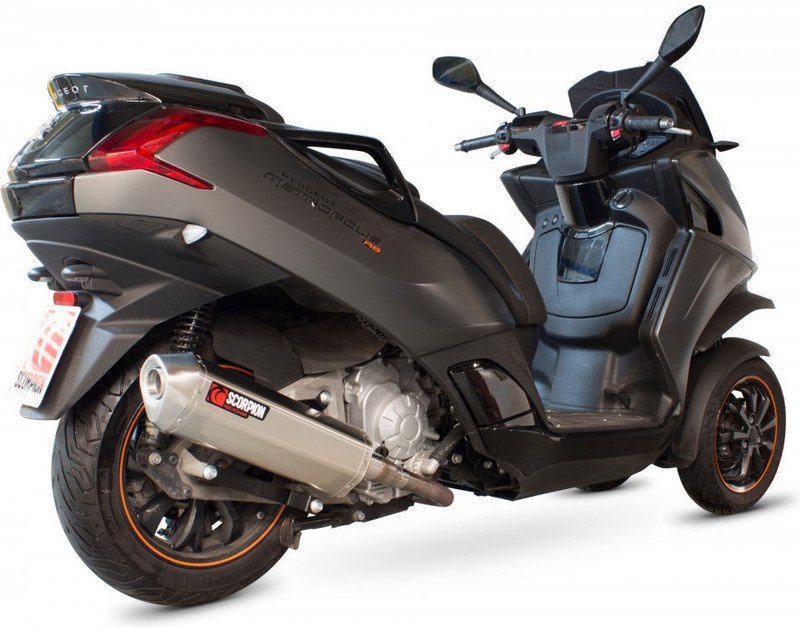 Scorpion Mufflers Serket Parallel Slip-on Brushed Stainless Steel Sleeve | RPG102SEO - Webike Thailand