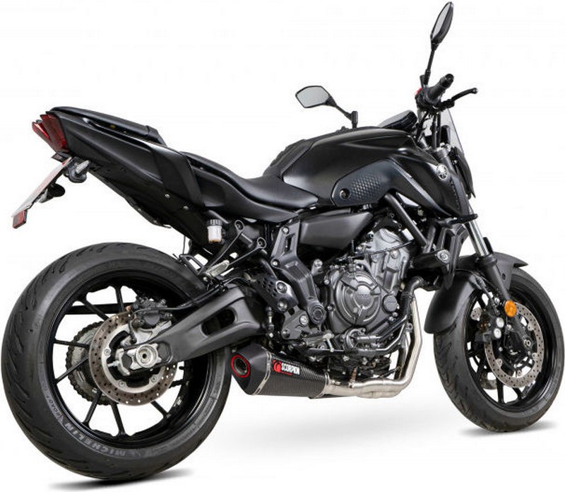 Scorpion Mufflers Serket Taper Full System Carbon Fibre Sleeve | RYA121SYSCEO - Webike Thailand