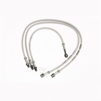Siebenrock Brake Line Stainless Steel For BMW R 100Cs From 9/1980 Up To 9/1984, R2V Models After 9/1980 With Flat Handlebar, Not For R 45/ 65 | 3432700