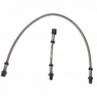 Siebenrock Brake Line Stainless Steel For BMW R2V R45, R65 Up To 9/1980 With Low Handlebars And Single Disc, Two-Piece | 3432825