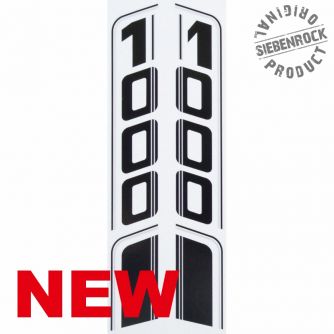 Siebenrock Sticker 1000 Black/Silver Set For Fuel Tank R100 Gs | 5114214