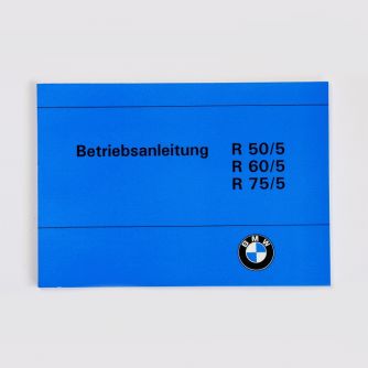 Siebenrock German Language Manual For BMW R 50/5, R 60/5, R 75/5 | 7140755