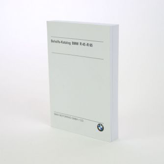 Siebenrock Spare Part Catalogue Behelfskatalog (Teilekatalog) For BMW R 45 And R 65, Printed In 4 Languages German, English, Netherland, Swenska | 7796330