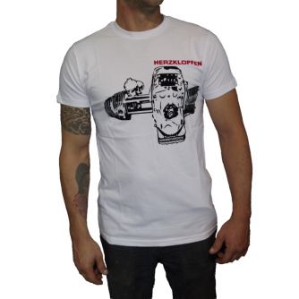 Siebenrock T-Shirt Men S Herzklopfen (Means Heartbeat) Limited White | 7800210