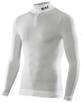 SIXS - シックス T-shirt zip - カーボンホワイト