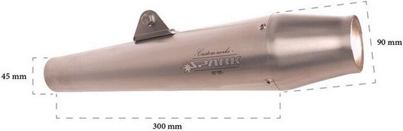 Spark SPARK UNIVERSAL SINFONIA MUFFLER STAINLESS STEEL | G00SI13I