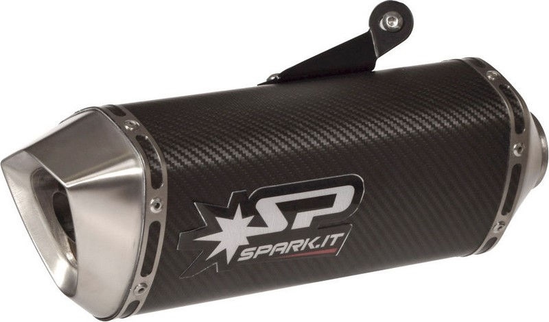 Spark SPARK FORCE FULL SYSTEM SUPERSPORT REPLIKA CARBON MUFFLER and S/S HEADER KAWASAKI ZX-6R (RACE ONLY) | GKA8806C