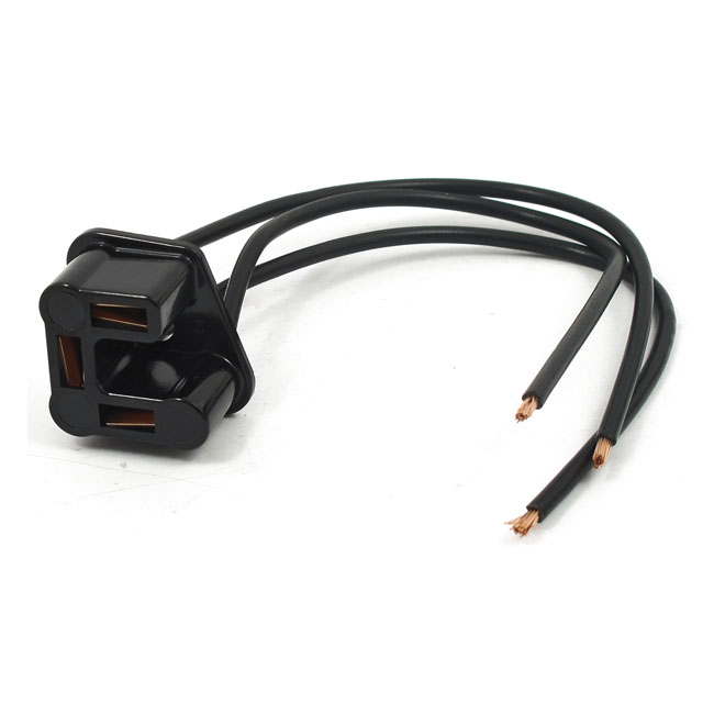 [STANDARD] H4 headlamp wiring plug, 3 prong