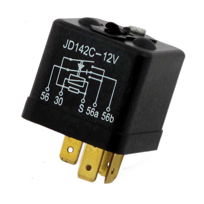 [STANDARD] mechanical headlamp relay. High/Low. 12V