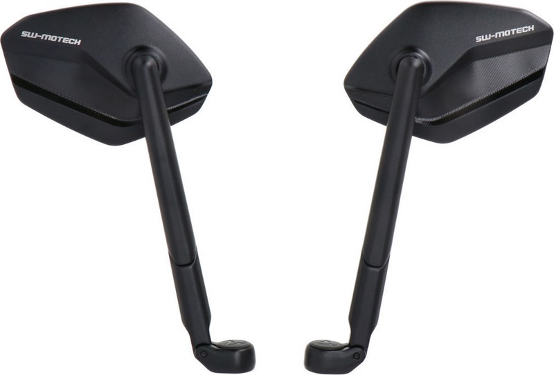 SW Motech Sport mirror set. Long. M10 × 1.25 right/left. | MIR.00.850.11101 - Webike Thailand