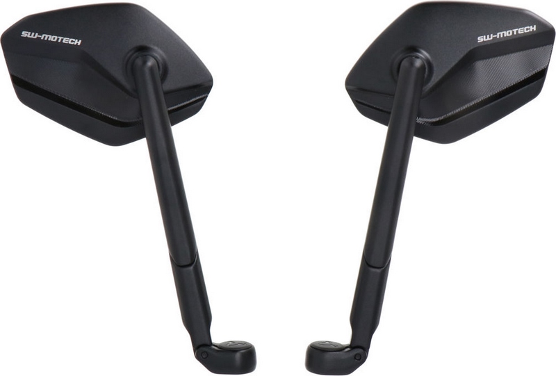 SW Motech Sport mirror set. Long. M10x1.25 right/left. High. | MIR.00.850.11201 - Webike Thailand