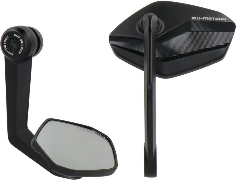 SW Motech Handlebar end mirrors. Kawasaki Z900 / Z900 SE / Z400 / Eliminator. | MIR.08.868.10000 - Webike Thailand