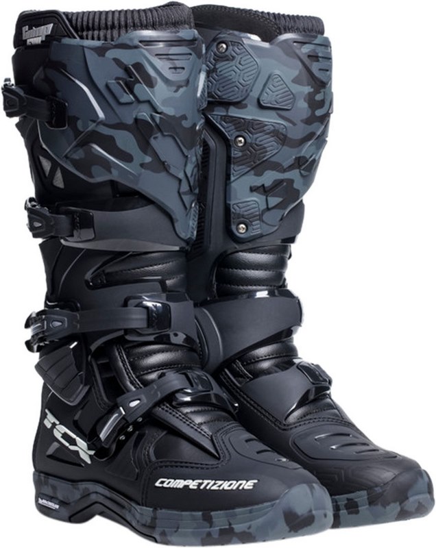 [TCX] TCX Boots COMP EVO 2 MICHELIN Camo-Black, Size 42 | F464-9662-393-42