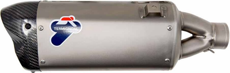 Termignoni SILENCER DOUBLE BUFFLES, STAINLESS STEEL, TITANIUM | HU1109440ITC - Webike Thailand