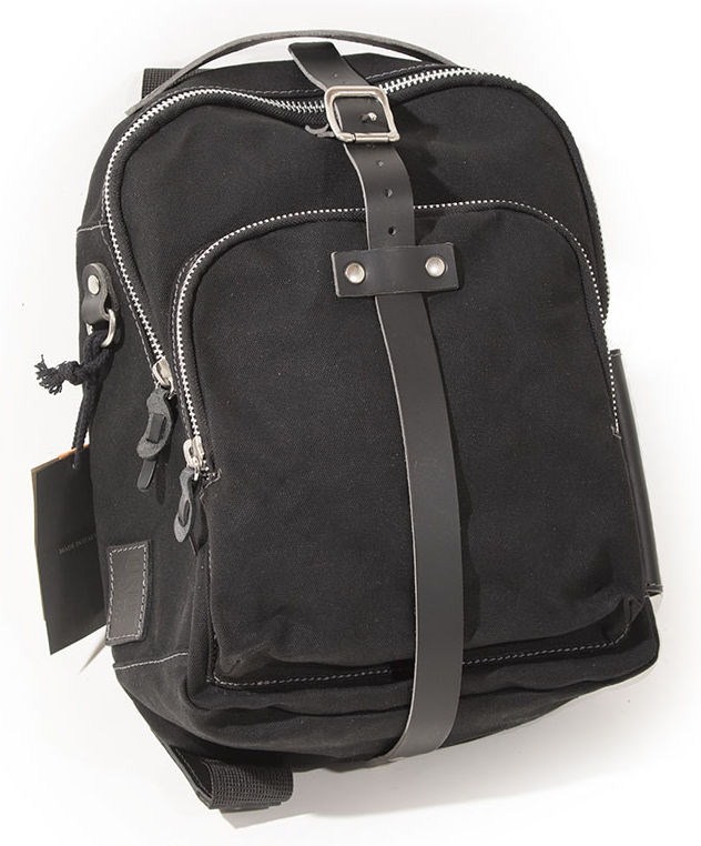 Unit Garage TANK PANNIER IN CANVAS, Black-Black | U032-Black-Black - Webike Thailand
