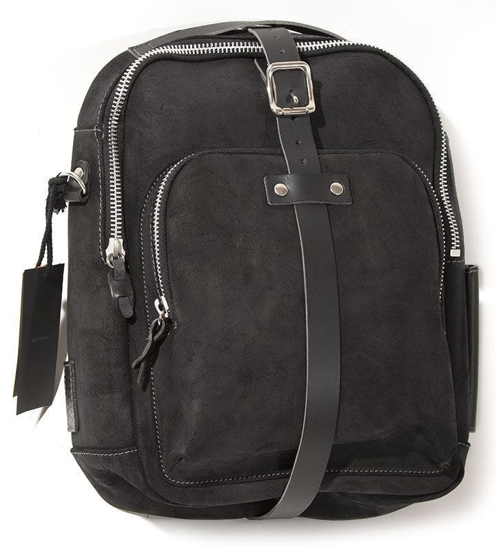 Unit Garage TANK PANNIER IN WAXED SUEDE, JetBlack | U033-JetBlack - Webike Thailand