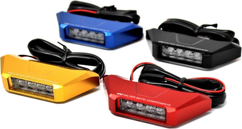 Valtermoto Aluminium Led License Holder Light, Black | PRTL03 00 - Webike Thailand