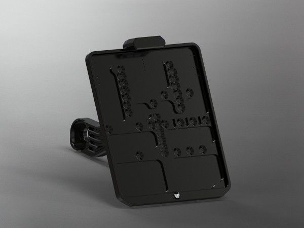 Wunderkind Kennzeichenhalter seitlich, Luxemburg 200x140mm / Schwarz | 106129-A88-F15 - Webike Thailand