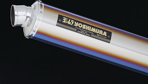 YOSHIMURA JMCA SLIP-ON LEPTOS CB1300SB 14- STB - TATANIUM BLUE COVER | 110-41C-5480B - Webike Thailand